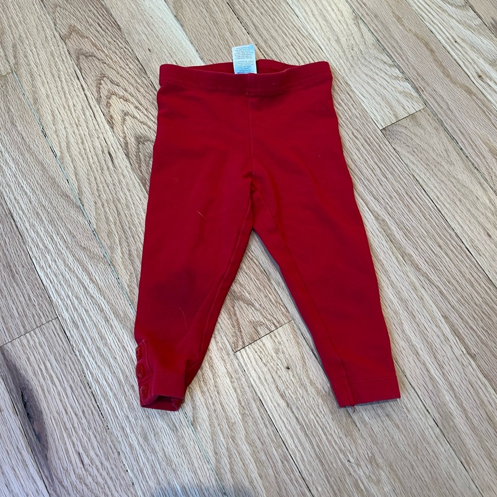 Carters Red Leggings